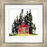 Framed 'Rad Cabin III' border=