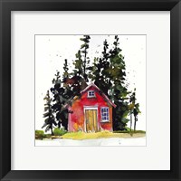 Framed 'Rad Cabin III' border=