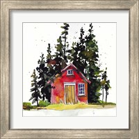 Framed 'Rad Cabin III' border=