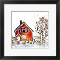 Framed 'Rad Cabin V' border=