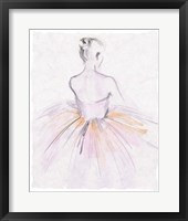Watercolor Ballerina II Framed Print