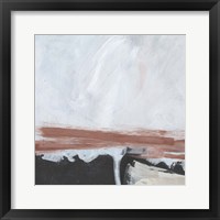 Framed 'Tundra Sunset II' border=