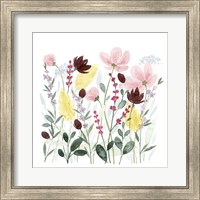 Framed 'May Posy I' border=