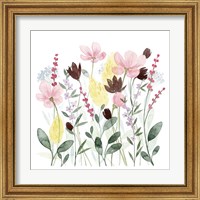 Framed 'May Posy II' border=