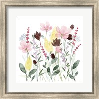 Framed 'May Posy II' border=