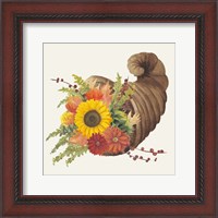 Framed 'Colorful Cornucopia II' border=