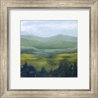 Framed 'Open Valley II' border=