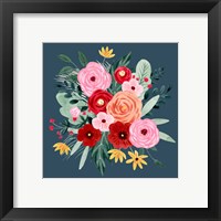 Framed 'Sweet Hearts Bouquet I' border=