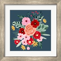 Framed 'Sweet Hearts Bouquet II' border=