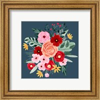 Framed 'Sweet Hearts Bouquet II' border=