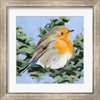 Framed 'Painterly Bird I' border=