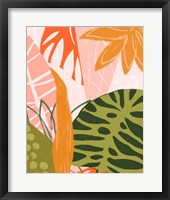 Jungle Collage II Framed Print