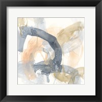 Liquid Blueprint III Framed Print