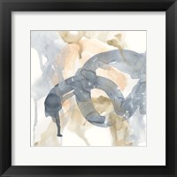 Liquid Blueprint VII Framed Print