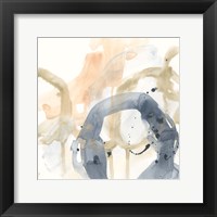 Liquid Blueprint IX Framed Print