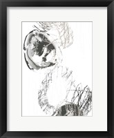 Scribble Stones II Framed Print