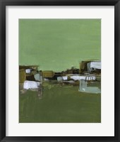 Framed Abstract Village I