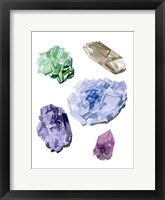 Geometric Crystal I Framed Print