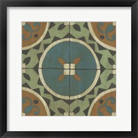 Framed 'Fraser Tile IV' border=