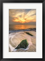 Framed Scenic Cape May Beach 4, Cape May NJ