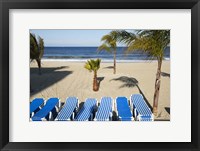 Framed Stacked Beach Chairs, Monmouth Beach, NJ