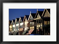 Framed Row of Beach Homes, Cape May, NJ