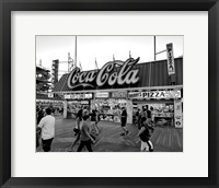 Framed Coca Cola Sign - Boardwalk, Wildwood NJ (BW)