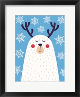 Framed Snowflake Reindeer