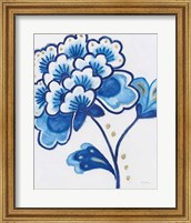 Framed 'Flora Chinoiserie IV' border=