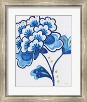 Framed 'Flora Chinoiserie IV' border=