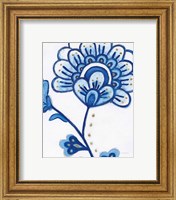 Framed 'Flora Chinoiserie III' border=