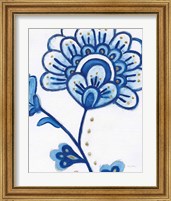 Framed 'Flora Chinoiserie III' border=