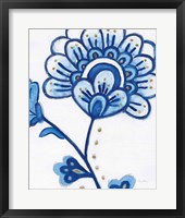 Framed 'Flora Chinoiserie III' border=