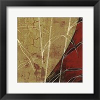 Framed 'Sun Stems Tile II' border=