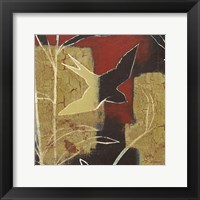 Sun Stems Tile I Framed Print