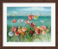 Framed Coastal Poppies