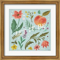 Framed 'Spring Botanical V' border=