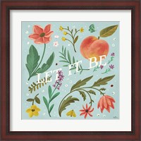 Framed 'Spring Botanical V' border=