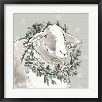 Modern Farmhouse XIII Snowflakes Framed Print