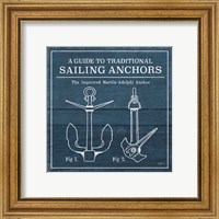 Framed 'Vintage Sailing Knots XII' border=