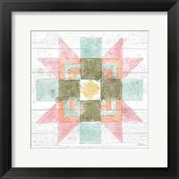 Framed Pastel Flower Market X