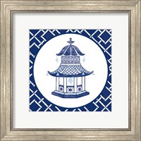 Framed 'Everyday Chinoiserie VII' border=