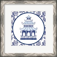 Framed 'Everyday Chinoiserie VIII' border=