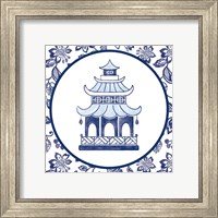 Framed 'Everyday Chinoiserie VIII' border=