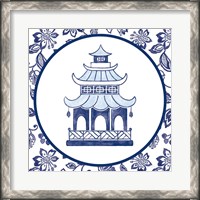 Framed 'Everyday Chinoiserie VIII' border=