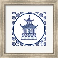 Framed 'Everyday Chinoiserie VI' border=