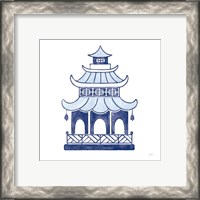 Framed 'Everyday Chinoiserie IV' border=