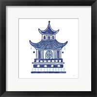 Framed 'Everyday Chinoiserie II' border=