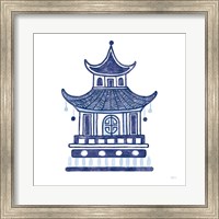 Framed 'Everyday Chinoiserie II' border=