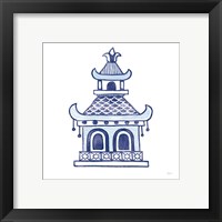 Framed 'Everyday Chinoiserie I' border=